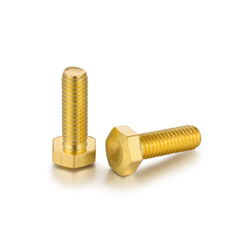 hexagonal brass bolt